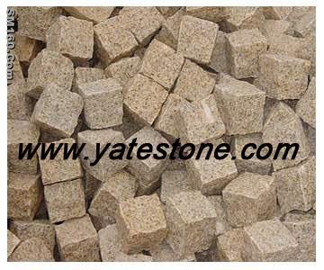 Granite cobble and cube