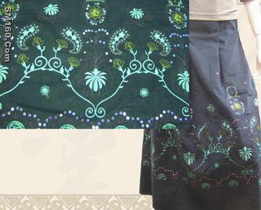 Gorgeous Embroidery Corduroy Fabric