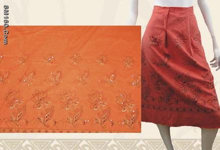 Goegeous Embroidery Corduroy Fabric