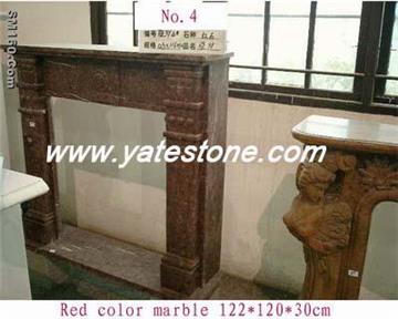 Granite fireplace