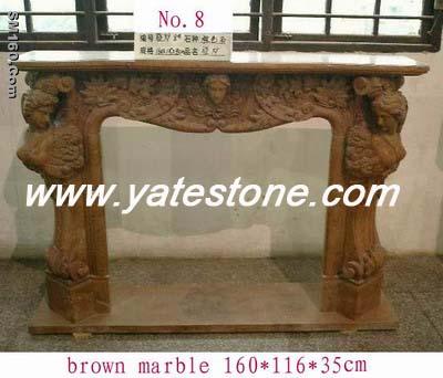Granite fireplace