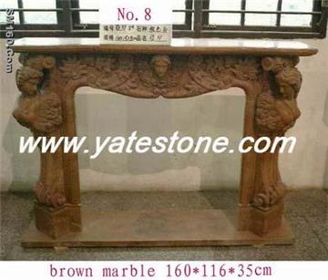 Granite fireplace