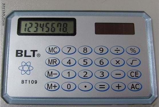 sunpower touch screen calculator with mirror 