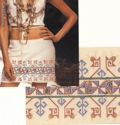 Embroidery Linen Fabric