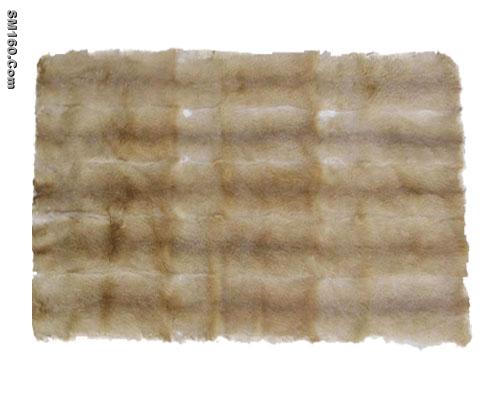 MUSKRAT SKIN PLATES