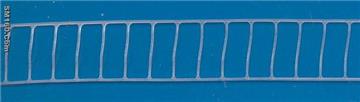Plastic staple for jeans