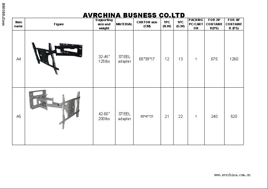 Tv Mount A4/A5