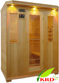4 persons super deluxe infrared sauna room