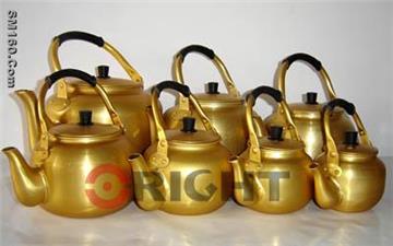 Aluminum golden tea kettle/aluminum tea kettle/tea kettle/tea pot/ tea