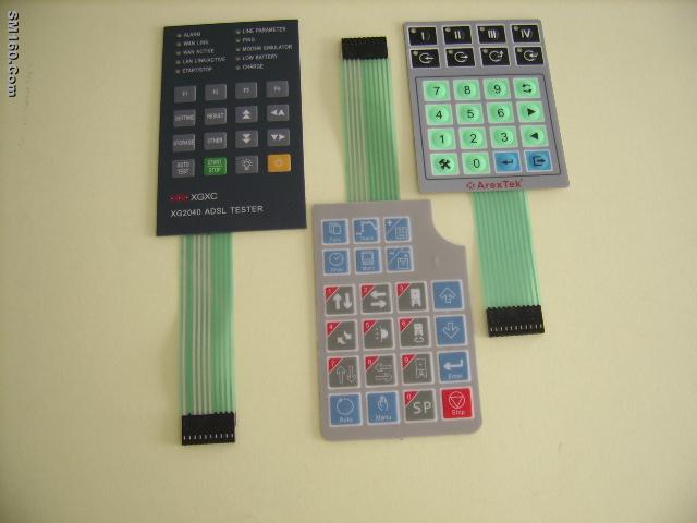 membrane switches with PCB