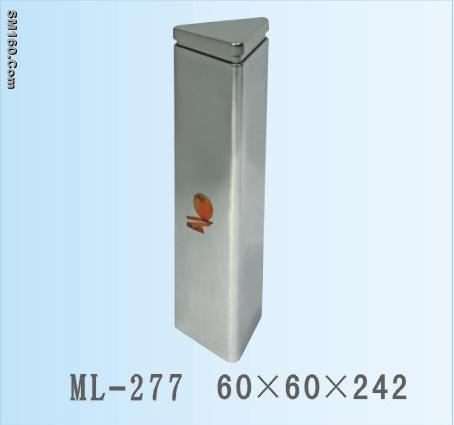 tin triangular box for tea