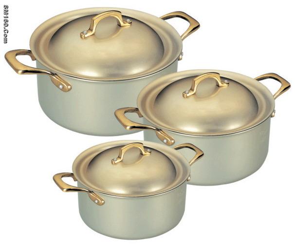 Aluminum Double Hand Saucepot 