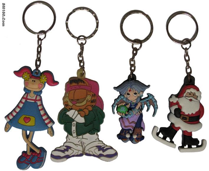 PVC keychains