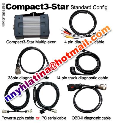 Mercedes Benz Compact 3 STAR Diagnosis Tester(brand new star 2000 )