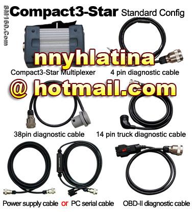 Benz Compact 3 STAR Diagnosis Tester 