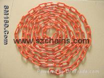 Plastic chain,Plastic safety chain ,Plastic stanchions, warning chain,