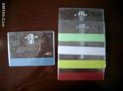 identification badge,identification holder,vinyl pouch,vinyl holder,