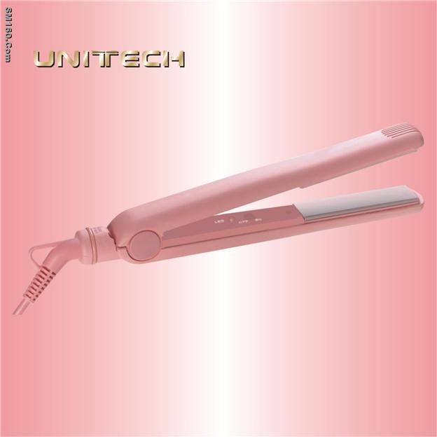 UNT039P Pink Tourmaline Ceramic Professional Hair Straightener