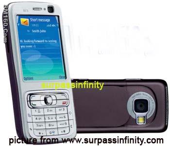 Mobile phone N73/MP3.MP4/1.3MP Camera/FM/ 2.4