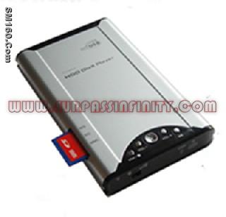 External Hard disk media player enclosure with Cardread and OTG