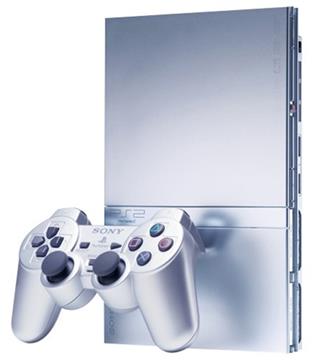 Sony Playstation2 Silver Slimline Console