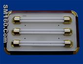 Fluorescent lamp racks