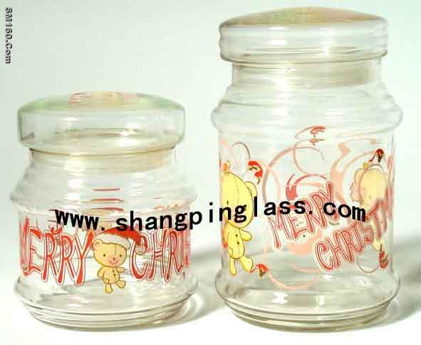 Glass sealed jar