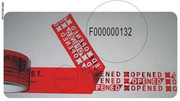 Caution Tape With Sequential Number
