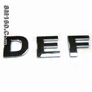 Letter Stickers for Car Decoration, Available in Different Sizes and C