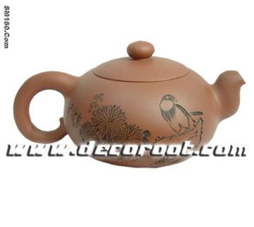 purple clay teaware