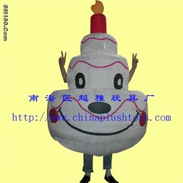 Inflatable Mascot Costume----birthday cake