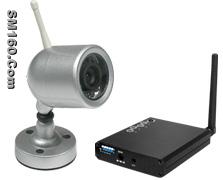 2.4G Wireless CCD Outdoor USB Camera and Receiver Kits
