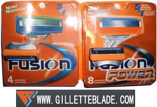 Gillette Fusion Power blade pack 4's/8's