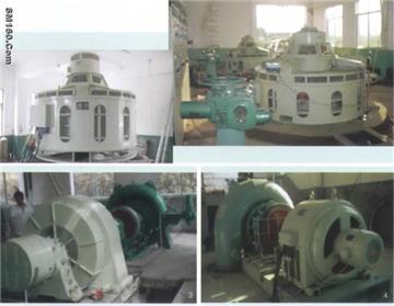 Electric power hydrogenerator set with large power