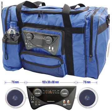 COOLER BAG WITH RADIO.