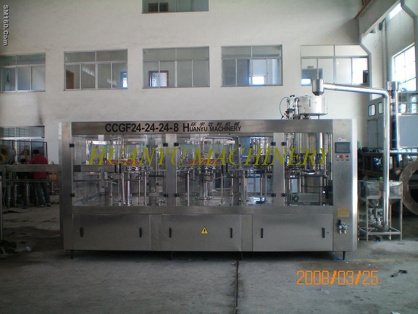washing filling capper 3-in-1 machine