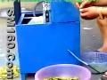 green soybean sheller