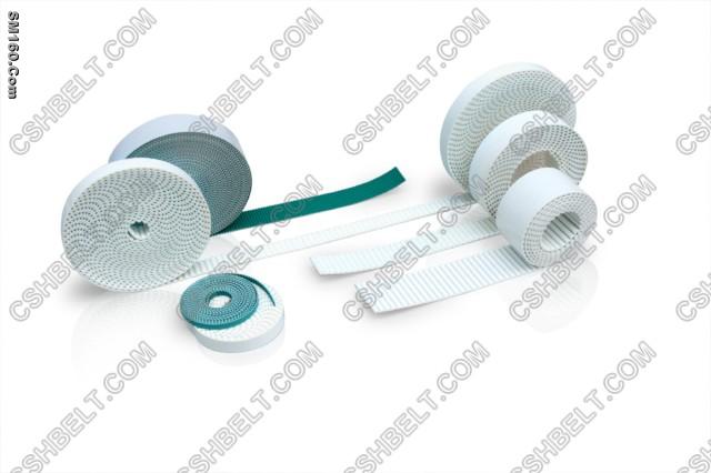 Polyurethane open end timing belt