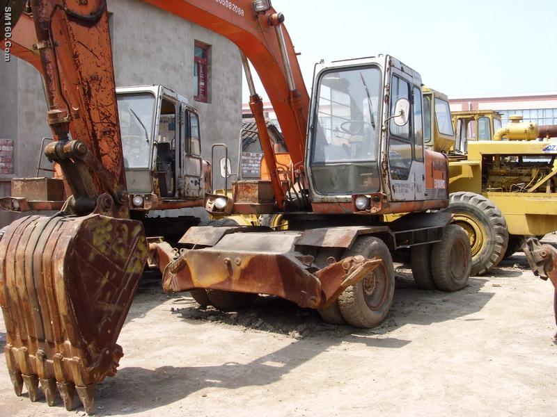 Hitachi EX100WD  wheel Excavator