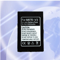 Replacement of mobile phone battery for Motorola V3
