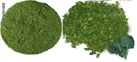 Dehydrated spinach
