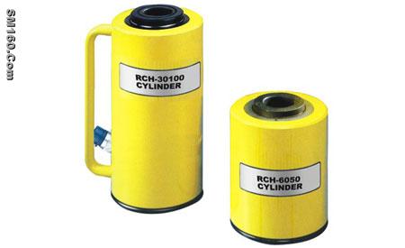Hollow plunger cylinder