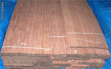 Sliced Bubinga veneer