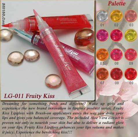 Fruity kiss lip gloss