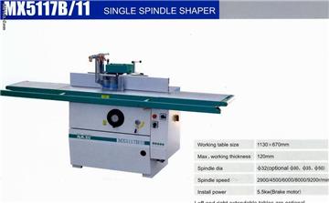 MX5117B/11  SINGLE SPINDLE SHAPER