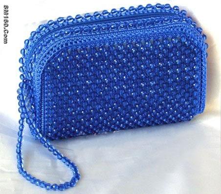 Beaded Handbags,beaded bags,Strung glass beads