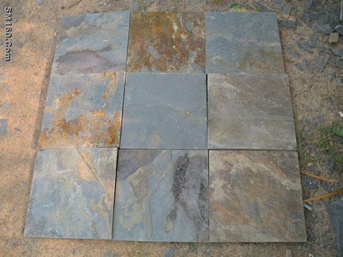 Slate flooring tile