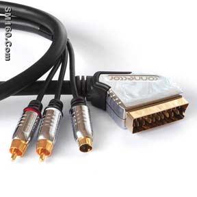 scart cable 21pins/9pins
