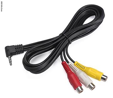stereo plug to 3RCA cable