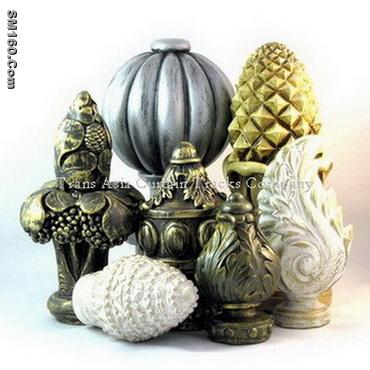 Resin finials C